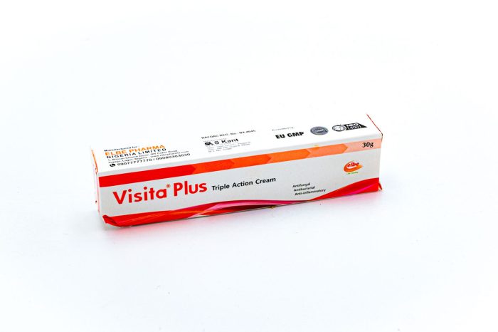 visita plus triple action cream 30g