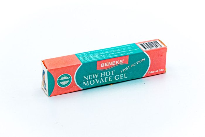 Beneks new hot movate gel 30g