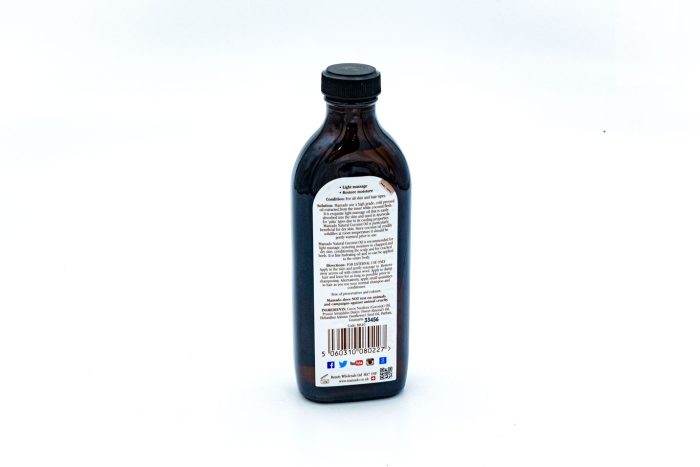 Mamado Aromatherapy Natural Coconut Oil 150ml – Bild 3