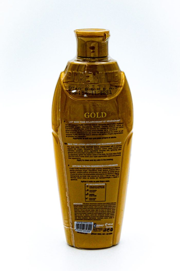 PURE WHITE GOLD GLOWING LOTION 400ML – Bild 2