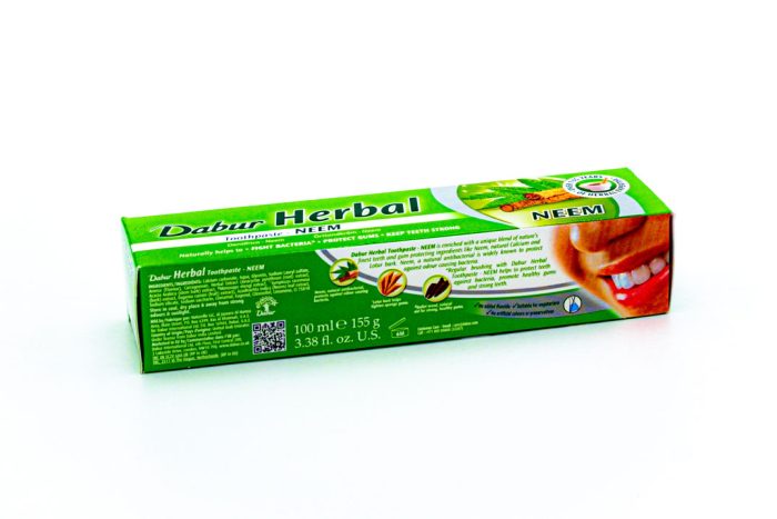 Dabur Herbal - Neem Zahnpaste 100ml – Bild 2