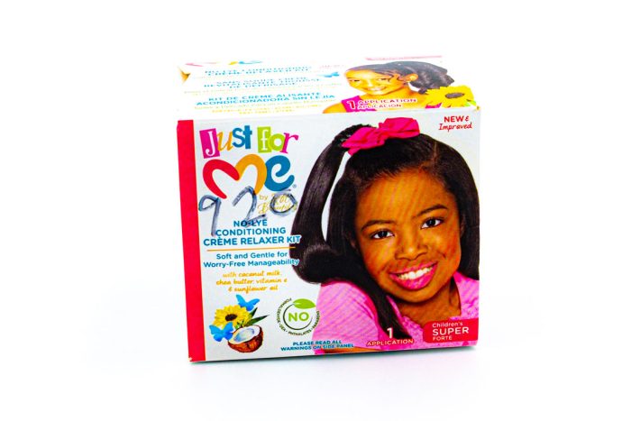 Just For Me No-Lye Conditioning Creme Relaxer Kit Super