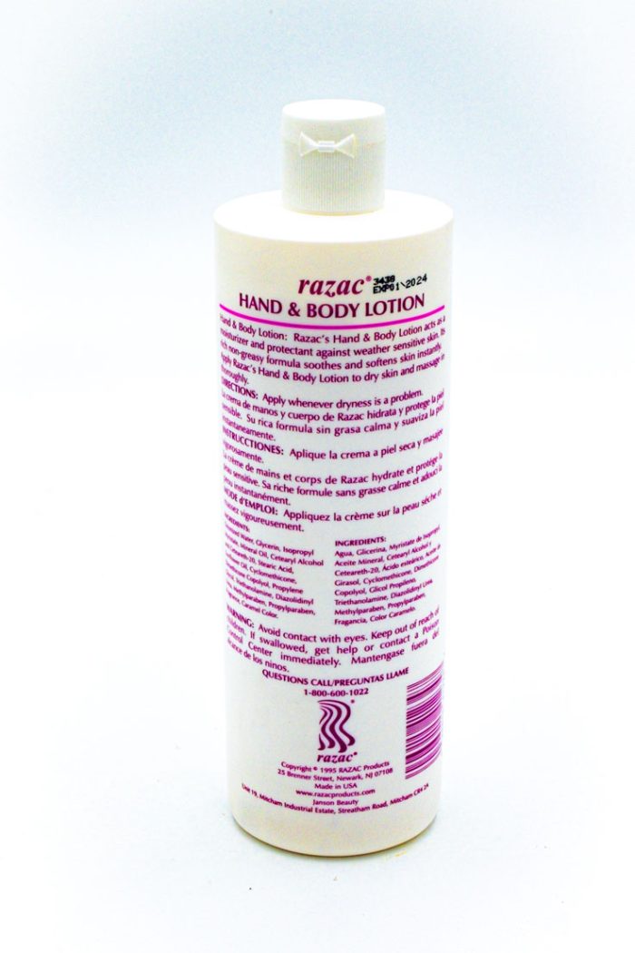 Razac Hand & Body Lotion 16 oz. – Bild 3