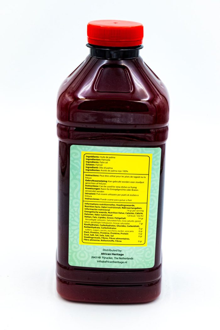 Bon Guinee - 100% Huile de palme / naturelle pure red palmoil 2 Liter