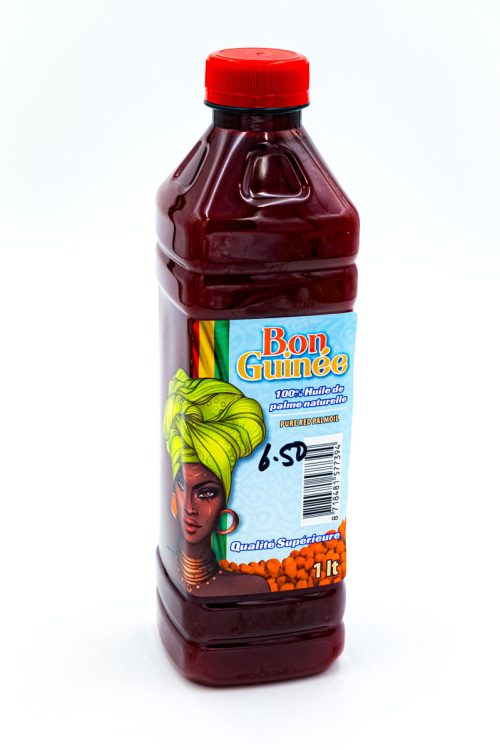 Bon Guinee - 100% Huile de palme / naturelle pure red palmoil 1 Liter