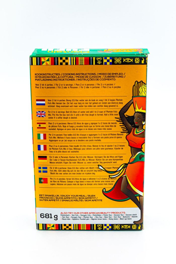 African Beauty - Instant Plantain Fufu 681g