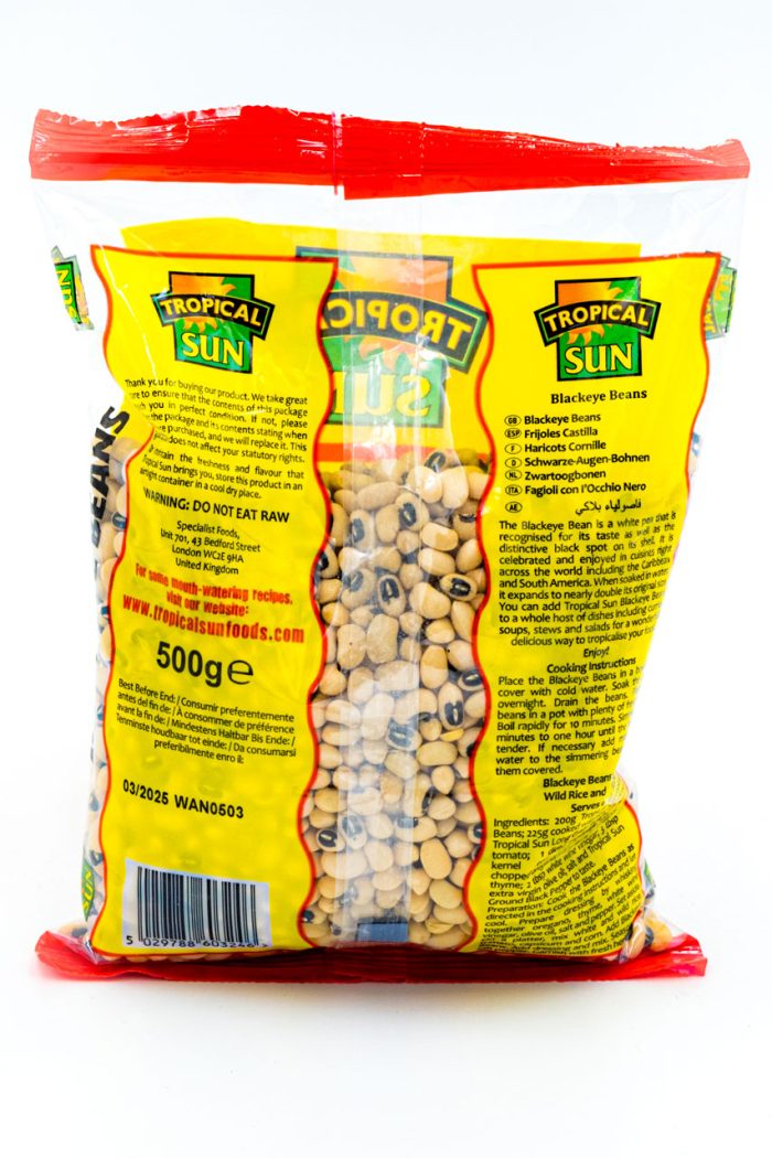 Tropical Sun - Schwarze Augen Bohnen 500g
