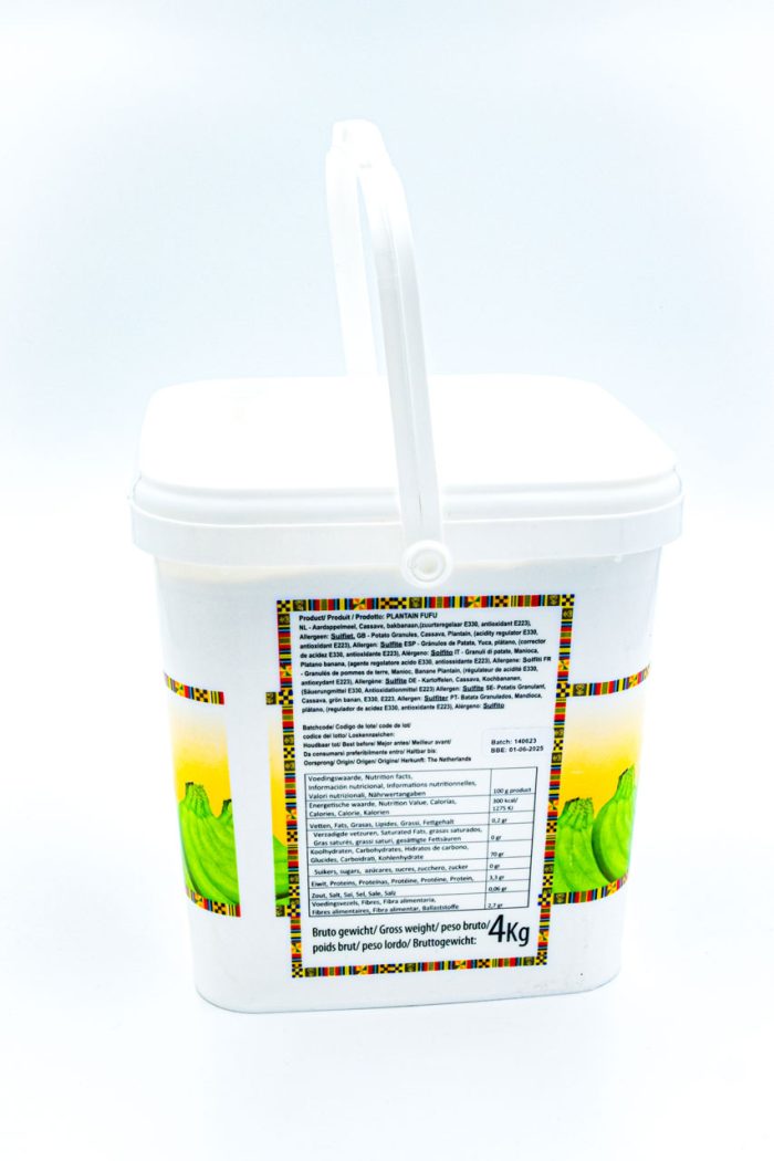 African Beauty - Instant Plantain Fufu 4kg